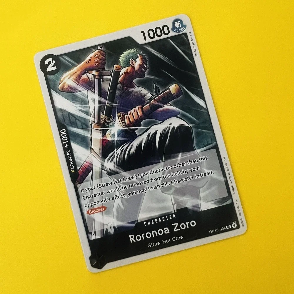 One Piece TCG Roronoa Zoro OP15-094 DASH‎ PACK PROMO Adventure On Kami's Island